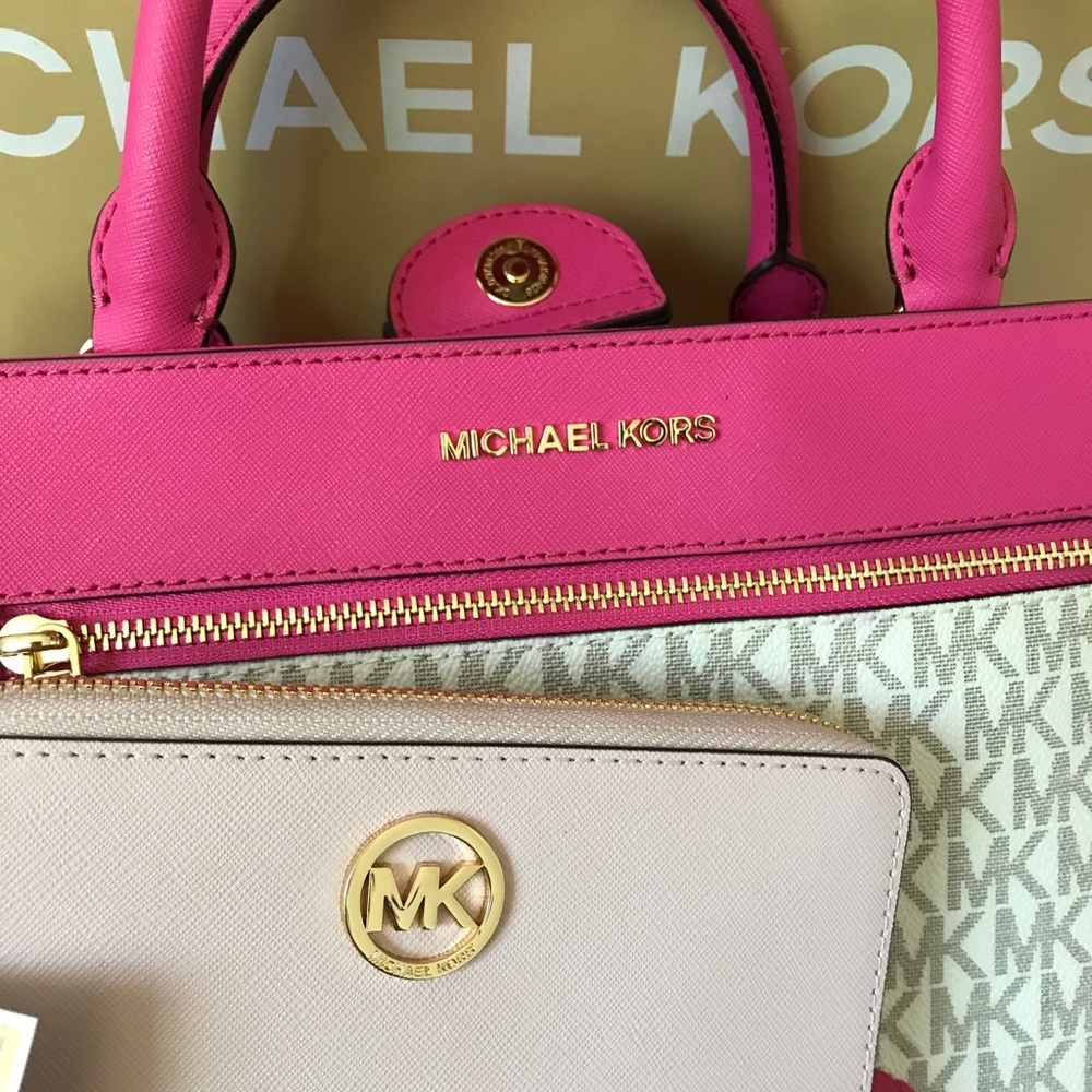 💦🌻mk Satchel set🌻Hailee bag/crossbody & wallet - Picture 8 of 8